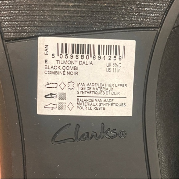 Clarks Collection Low Pumps Tilmont Dalia Black Sz 11 US NWOB - Picture 7 of 7